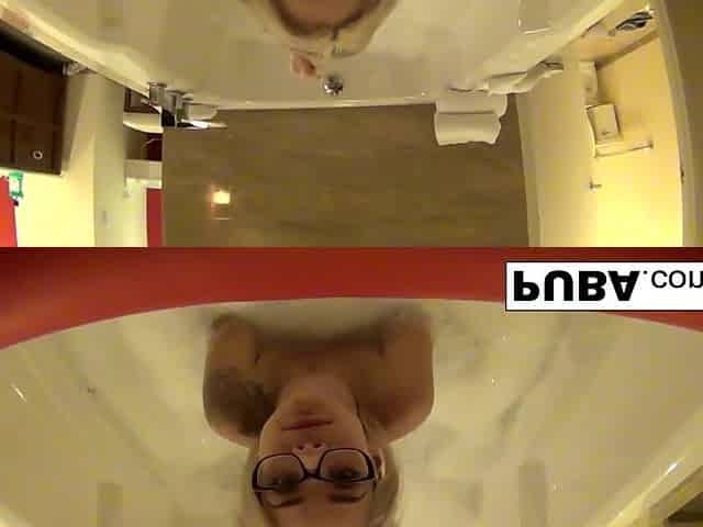 Elsa Jean shows off her hotel room and her twat