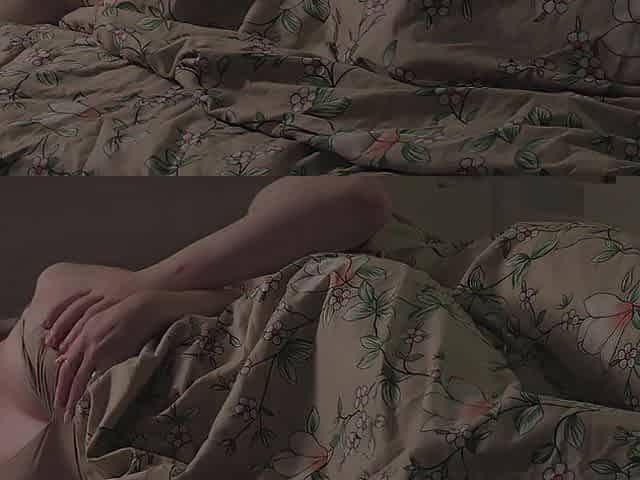 Morning Sex Sideways with Cum Inside