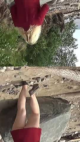 Sexy Teacher Has Fun on the Coast After Lessons