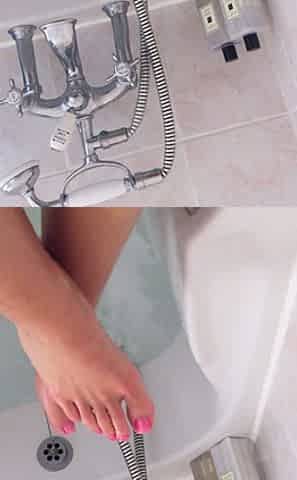 Amateur blondie solo anal masturbation