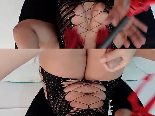 Beware on Halloween: Monstrous Gina Cosplay to Get Cum Out