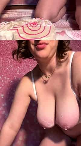 Nasty brunette pornstar with big boobs