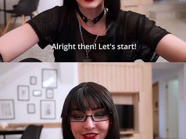 Stepsister Dresses Like A Goth And A Creampie