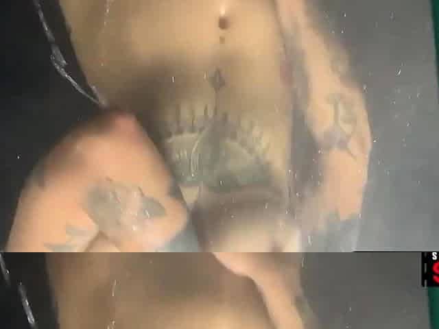 My buddy and I in the shower finished up making out