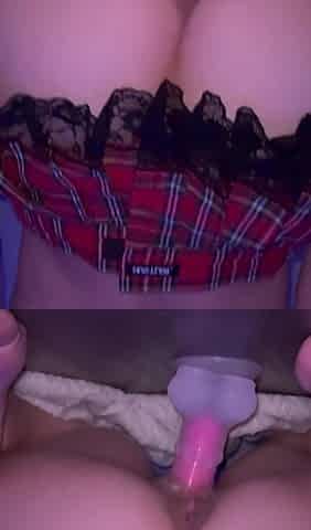 My Stepsister Naomi Came Home From School and Immediately Had to Go Ride on the Dildo
