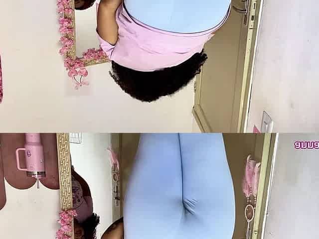 Chubby Ebony Big Ass Pee Desperation Accident