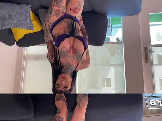 large titted tattoo wench sucks large dick