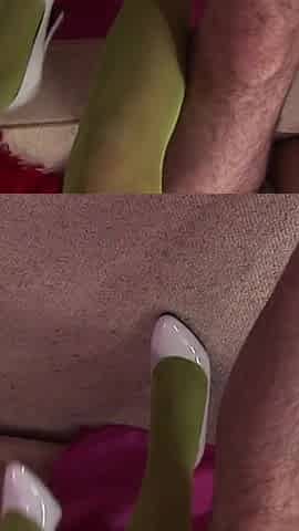Long haired whore let her man penetrate her ass while plays with her toy