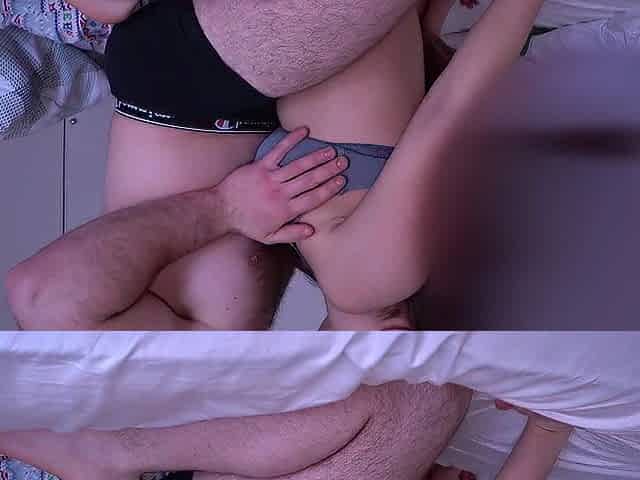 Steamy Bedroom Sex with vehement giving a kiss