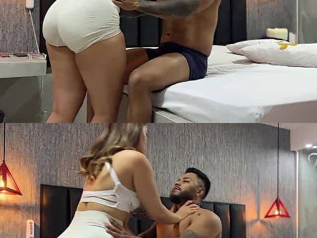 Pretty Colombian with a large butt acquiesces that our 1st date will be at a motel after the gym.