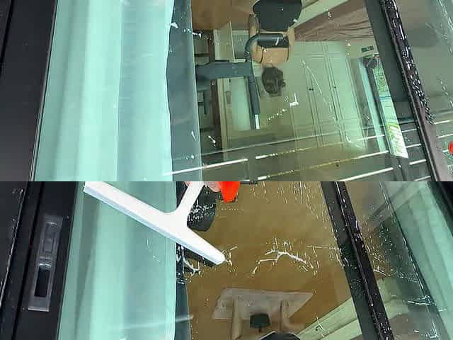 I Couldn't Resist and Sat My Wet Pussy on the Window Cleaner's Cock