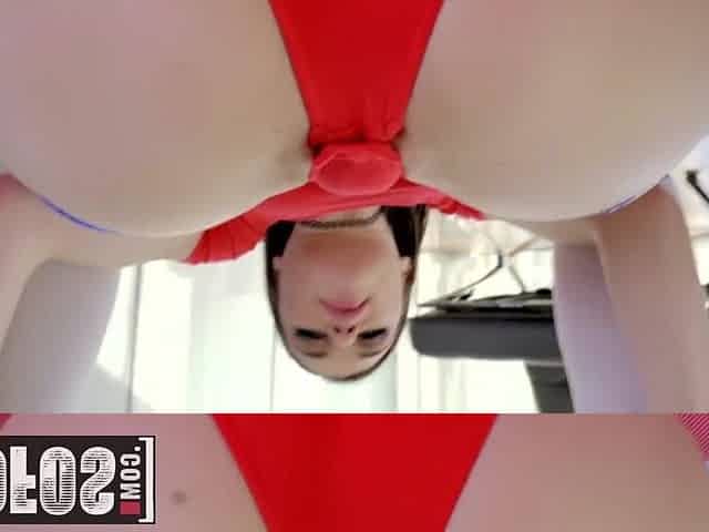 MOFOS - Concupiscent Anastasia Rose does some Anal Stretching After Yoga