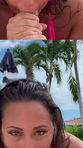 Wild Blowjob with Hot Latina Carmela Clutch