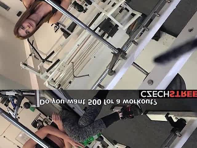 Fitness Tutor Pavla Persuaded for Sex at the Gym