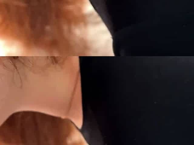 Big Titty StepSister took off the condom with her mouth and