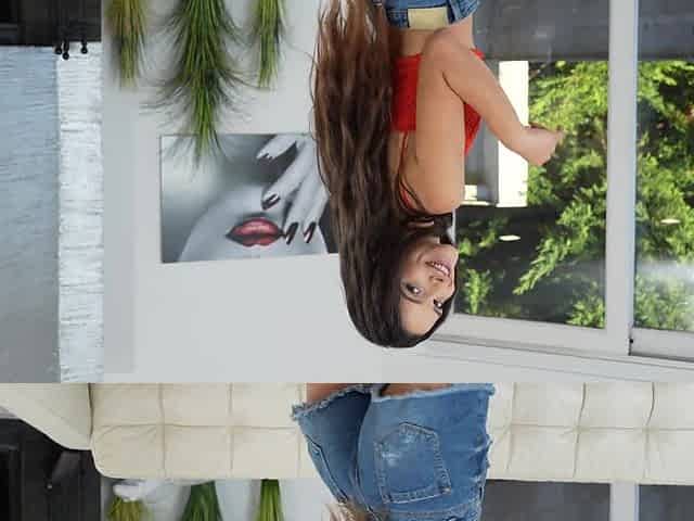 Cutie Ohana Petite in a solo performance with her juicy pussy