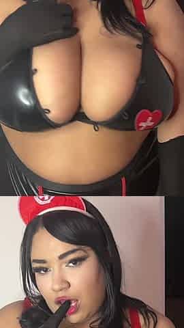 Nayara Ledu Slutty Big Boobs Masturbating Nurse