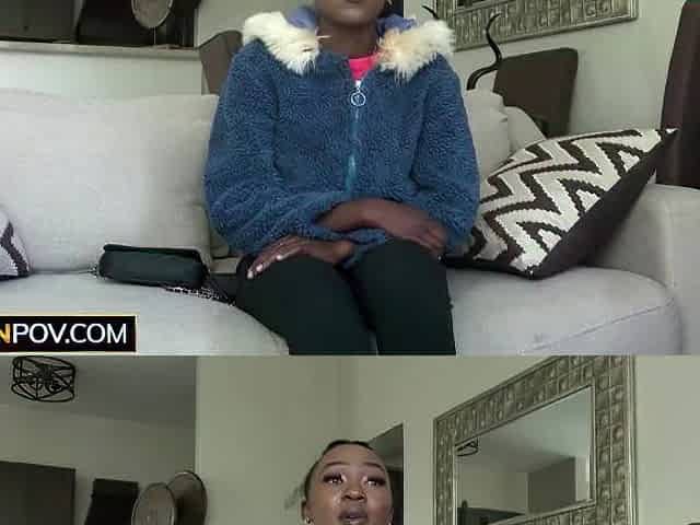 Tiny 18yo Ebony Model Screwed Raw By Hung Producer In Homemade Auditions