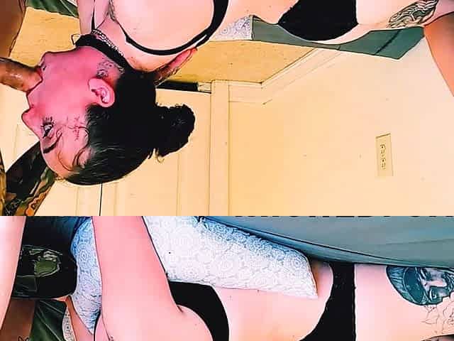 Cute brunette amateur blowjob
