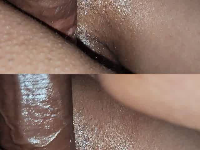 Her Pussy Cummed on From Behind