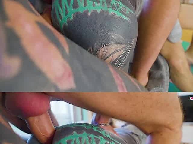Anuskatzz is back for a mad DAP with three large dicks! Total ANAL DESTRUCTION (Part three)