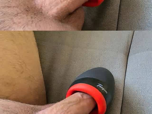 Incredible free hand cum with my toys !