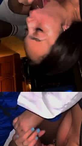 Chicago amateur Gives a blowjob