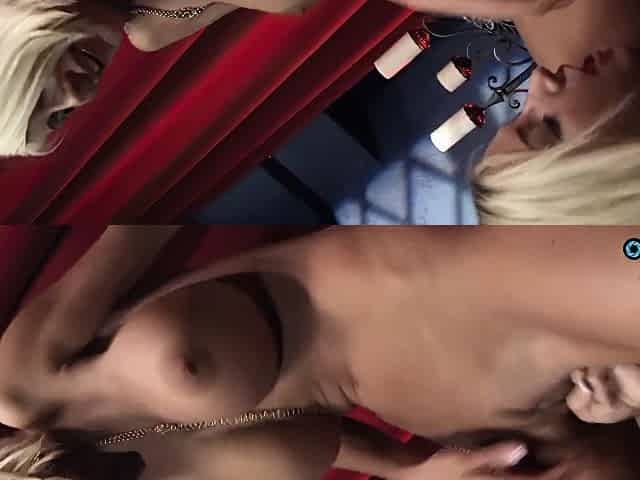 Profane Sitter Seduces Her Blonde Boss As They Plow Their Wet And Cute Pussies With Sex Toys