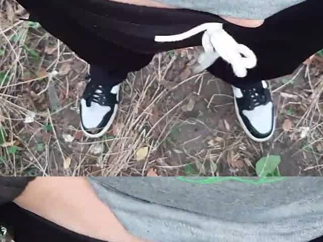 I stroke in a public park
