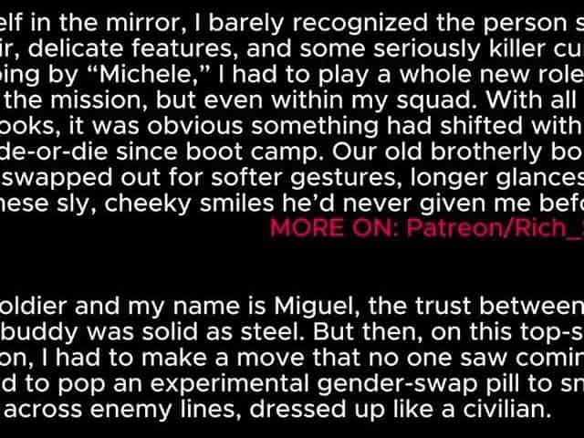 Soldier to Whore Part 01 - Sissy Caption Story