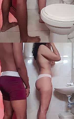 At 1st I Didn't Wanna, but I Ended up Screwing Her Booty In advance of We Took a Bathroom.