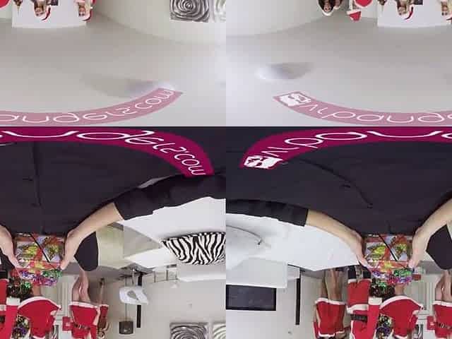 VR PORN- Gang Fuck Perky Xxx-mas And One Shlong For All