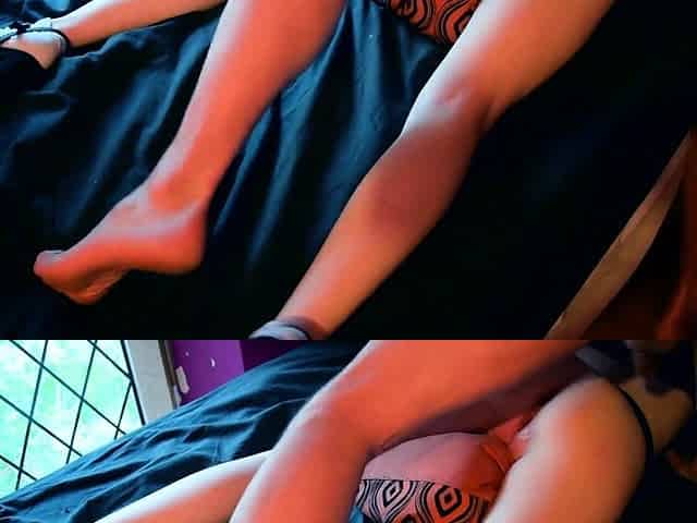 Amateur redhead poses and masturbates with toys