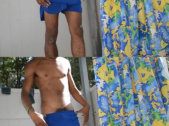 Bare Beach Shower