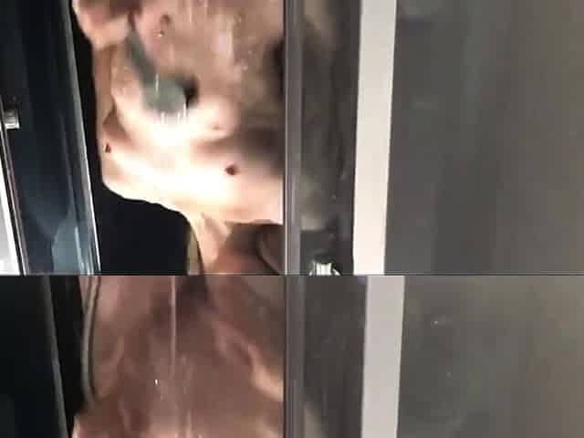 Horny Blonde Teen Masturbates Her Wet Pussy After a Shower
