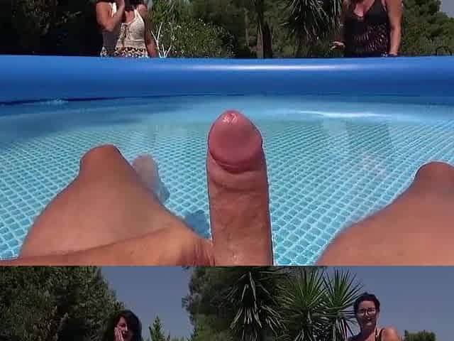 2 juicy twats for one massive penis! My stepsister and I! Part two.