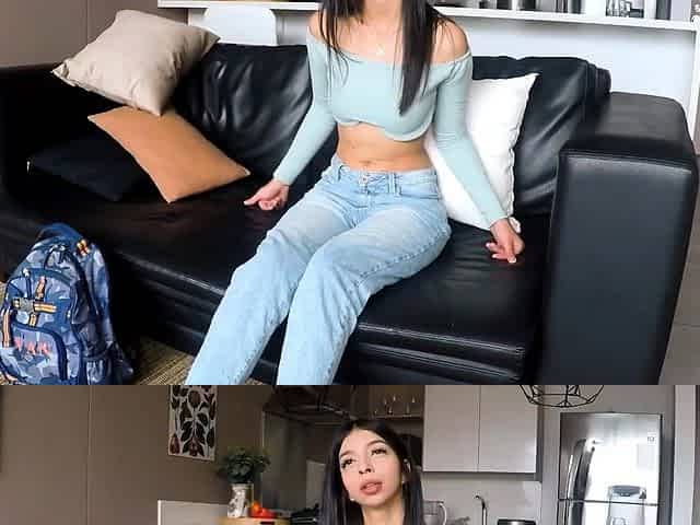 Latina Teen Gets Anal Fucked Doggystyle