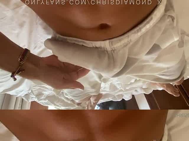 POV, Chris Diamond masturbation, massive jizz flow on my abs