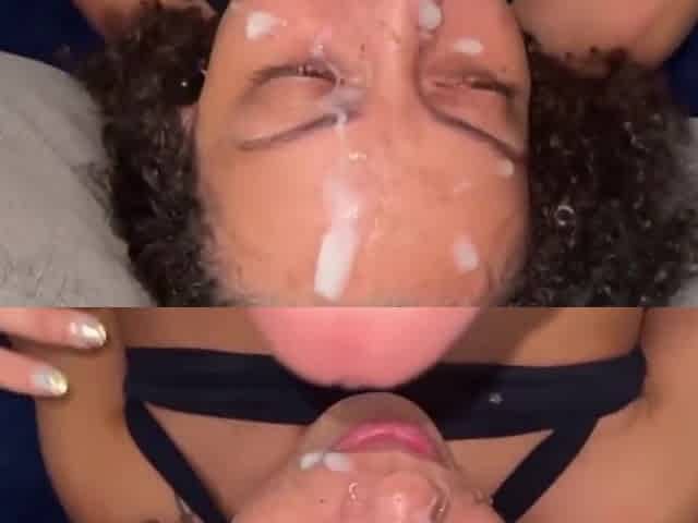 Ebony Cumshot Compilation