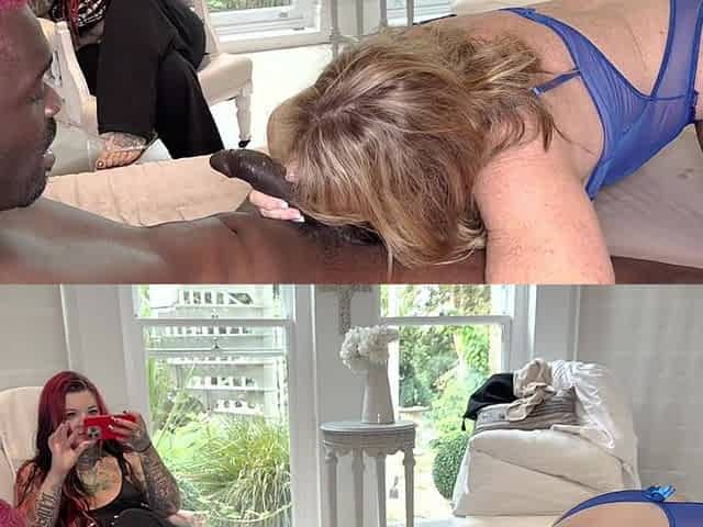 Step Mom Lana Lee Shares a Black Cock with Her Step Daughter Sabien Demonia