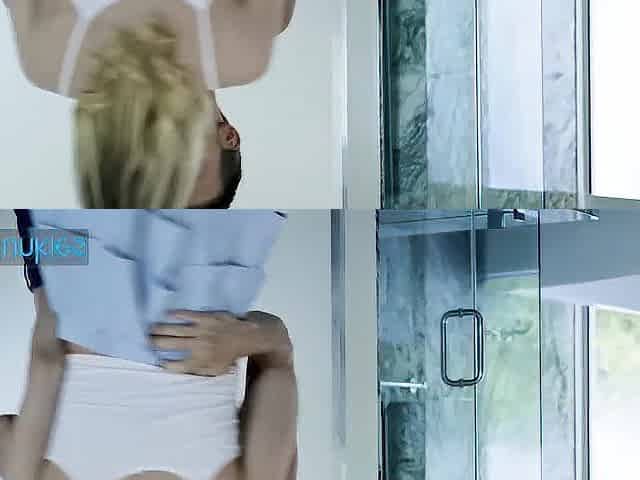 REALITYJUNKIES - Blonde Sex Bomb Wraps Her Pretty Lips Around Her Boss' Cock And Doesn't Let Go