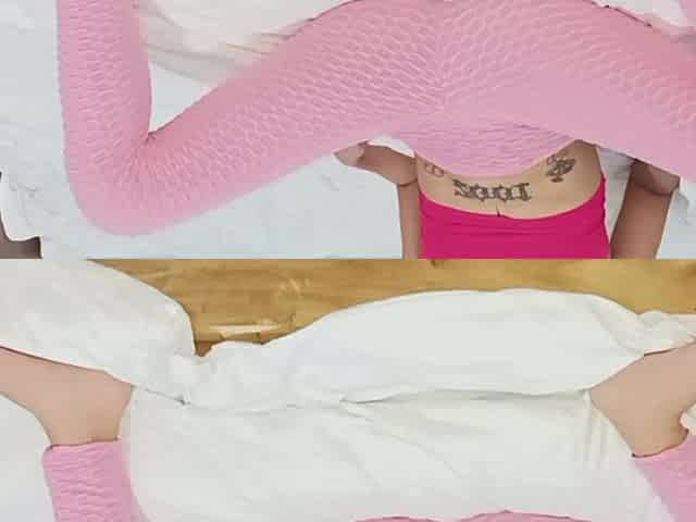 FULL FREE VERSION - Super petite Oriental angel with pink leggings gets white ramrod after gym