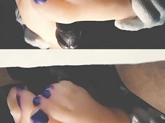 Bbc Footjob And Cum On Sex Doll Feet