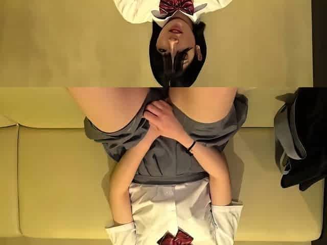 Japanese teen pussy toyed fucked