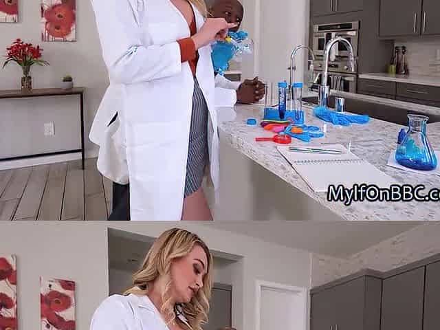 Milking BBC in order to get some cum for lab experiment