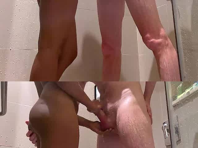 Can't resist ANAL DRILLING him in the SHOWER.