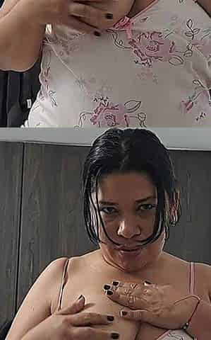 Busty Mature Grabs Her Stepson's Cock