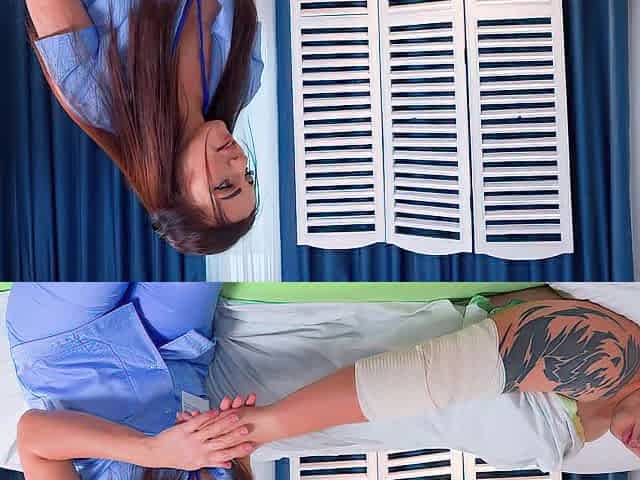 Hawt nurse came to a patient and banged him