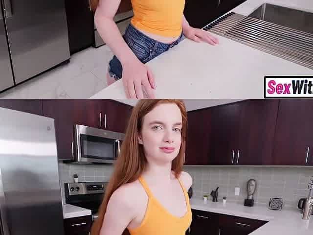 Petite Redhead Stepsister Wins Stepbro Over With Her Teen 18+ Pussy