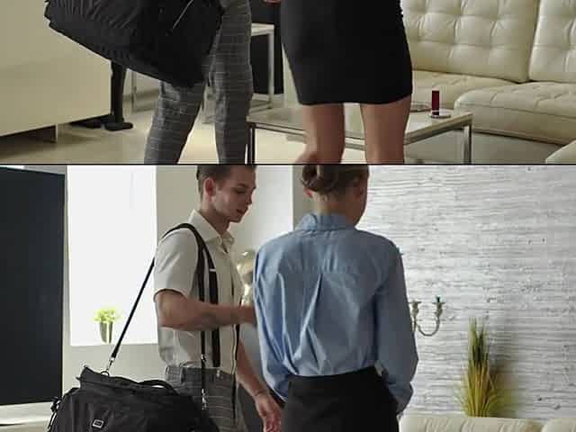Golden-haired Secretary Freeze Screwed - Tiffany Tatum Creampie Cum in Throat Time Sto...